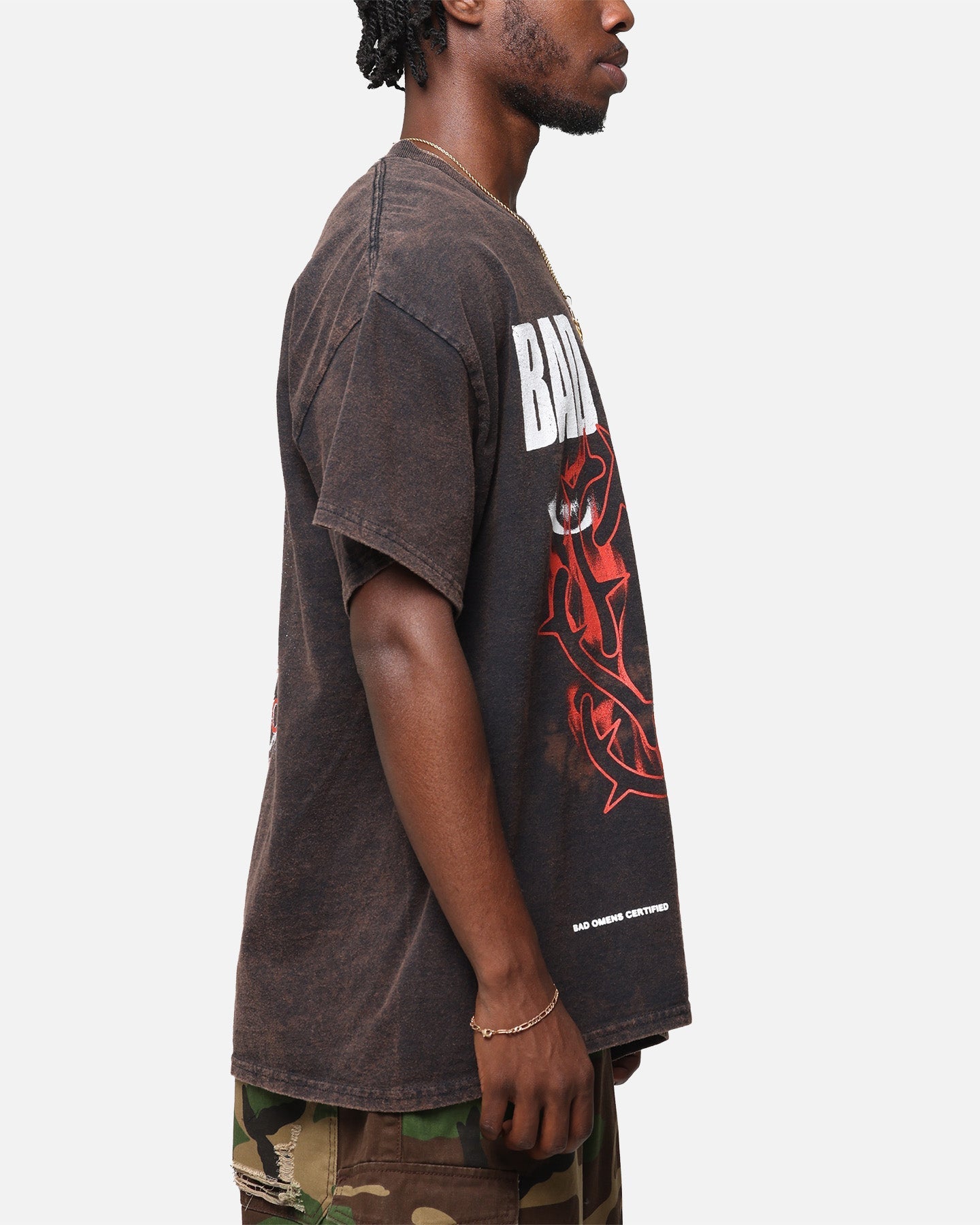 Bad Omens Flame Symbol T-Shirt Black Vintage