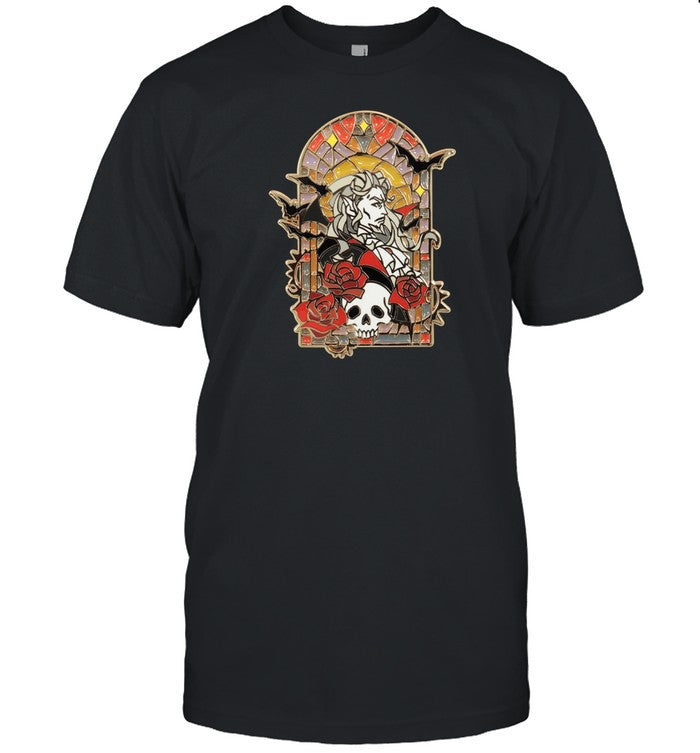 Dracula Stained Glass Pin Shirt