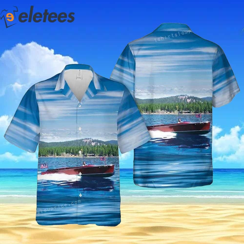 1930 Chris Craft 24ft 103 Runabout Triple Cockpit Raised Deck Hawaiian Shirt