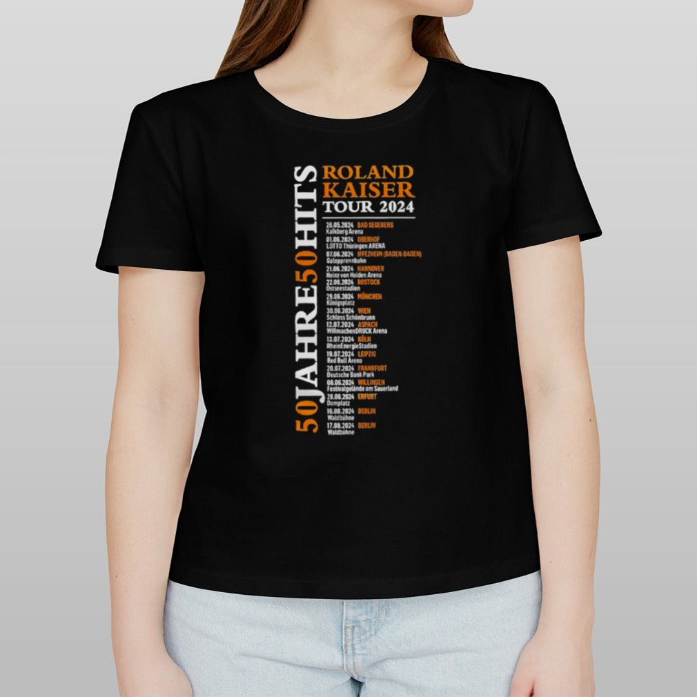 50 Jahre – 50 Hits Roland Kaiser Tour 2024 Schedule shirt