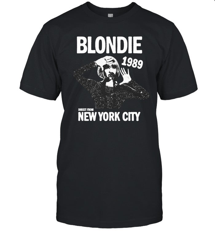 Dopaminegoods Blondie 1989 Direct From New York City Heavy Metal Shirt