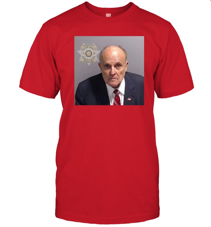 Top Rudy Giuliani's Mugshot Shirt