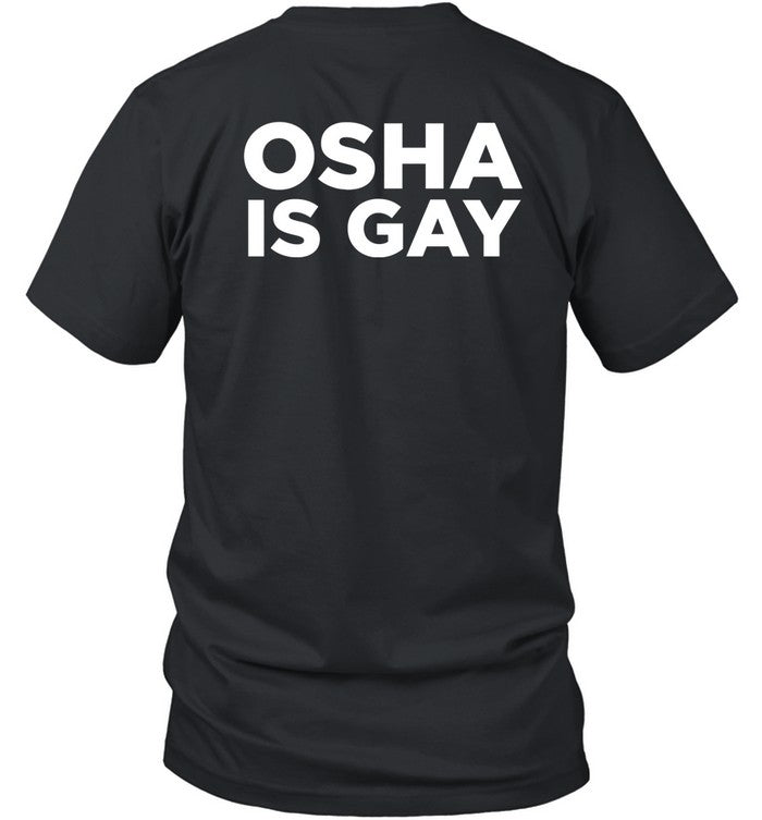 Osha Is Gay Usa Flag Tee