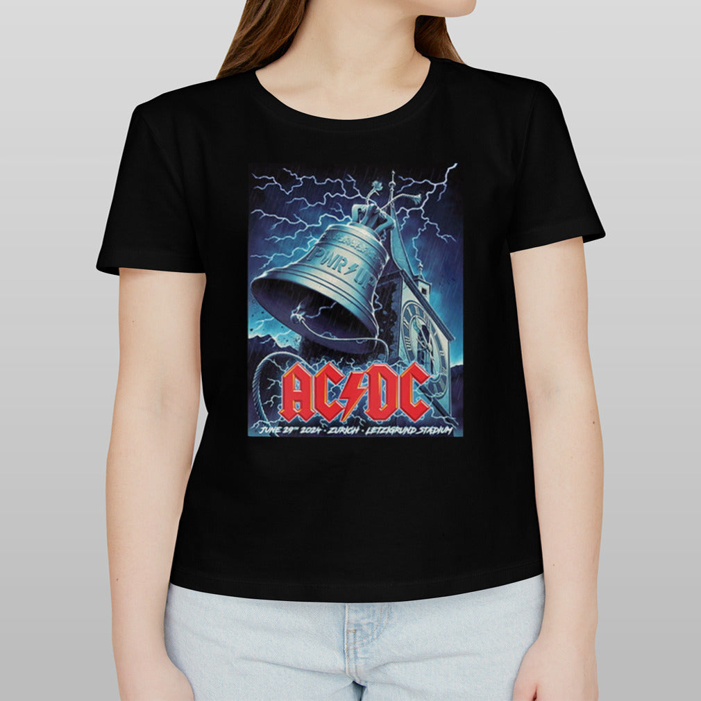 ACDC Show In Zurich Switzerland Tonight PWRUP Tour June 29th 2024 shirt