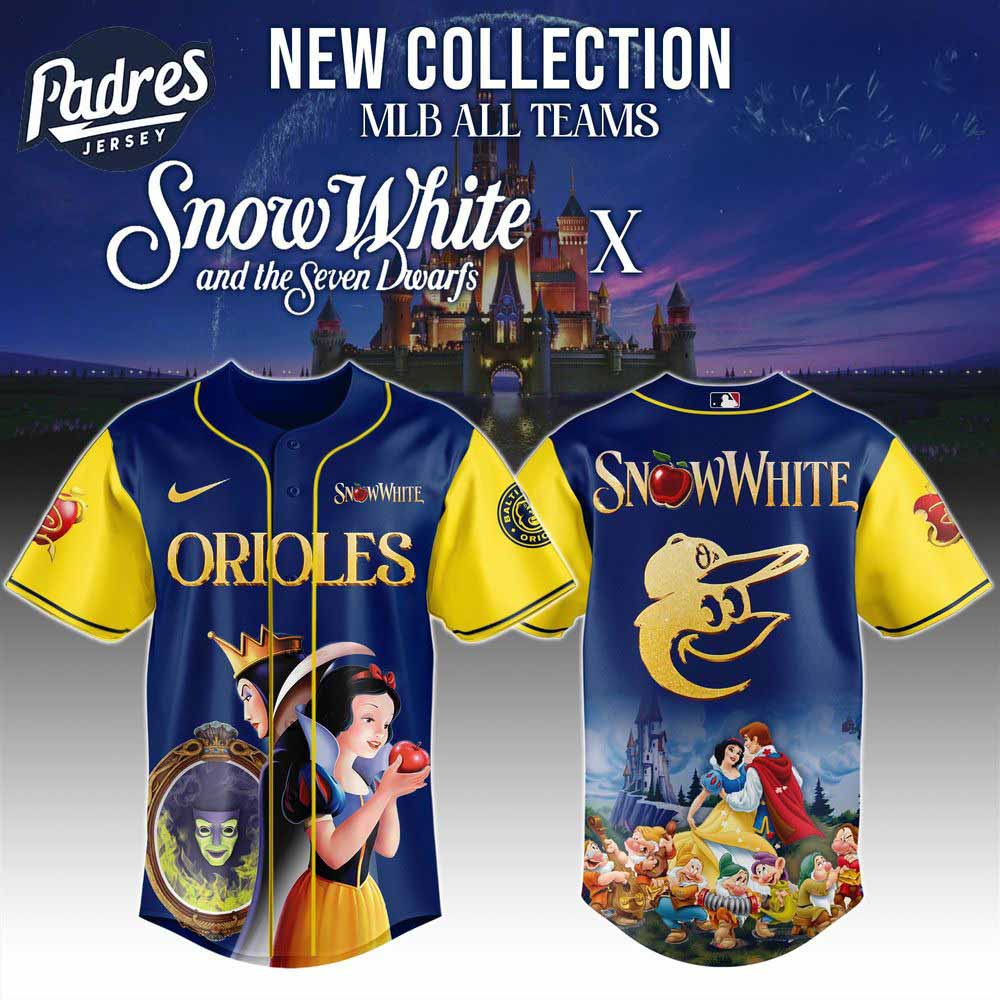Baltimore Orioles MLB x Snow White Baseball Jersey 2025 - Padres Jersey Oasis: Elevate Your Baseball Style Game