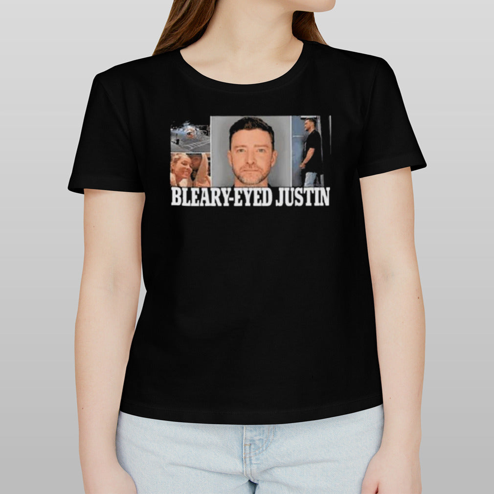 Bleary-Eyed Justin Timberlake Mugshot shirt