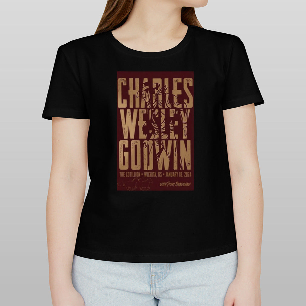 Charles Wesley Godwin Wichita, KS Tour 2024 Poster Shirt