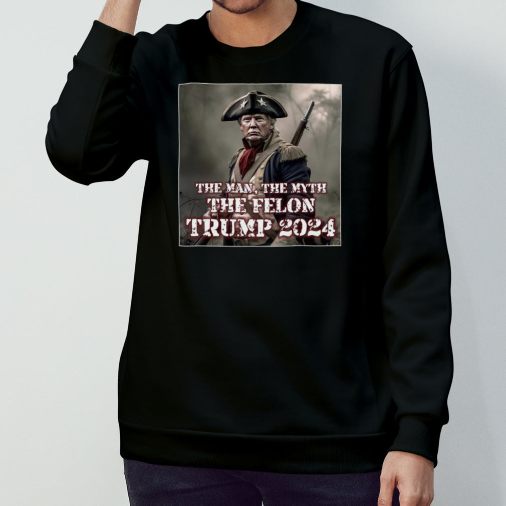 Convicted Felon Trump 2024 Usa Trump With Hat Maga Trump Felon T-shirt