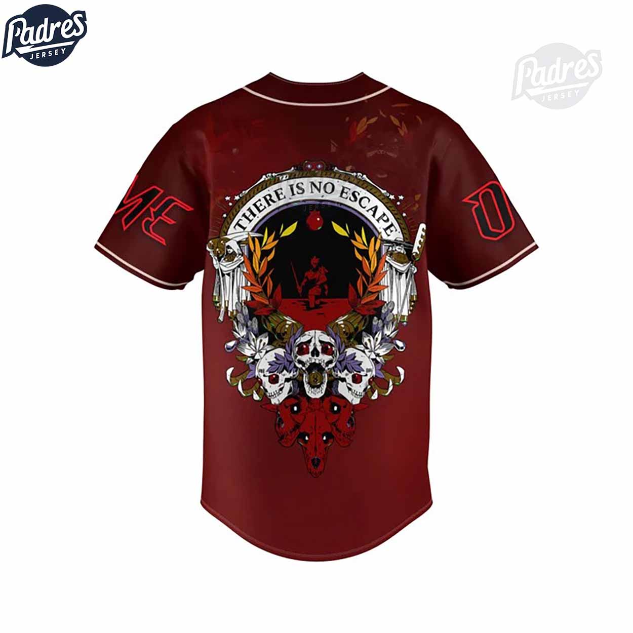 Custom Gamer Hades Baseball Jersey - Padres Jersey Oasis: Elevate Your Baseball Style Game