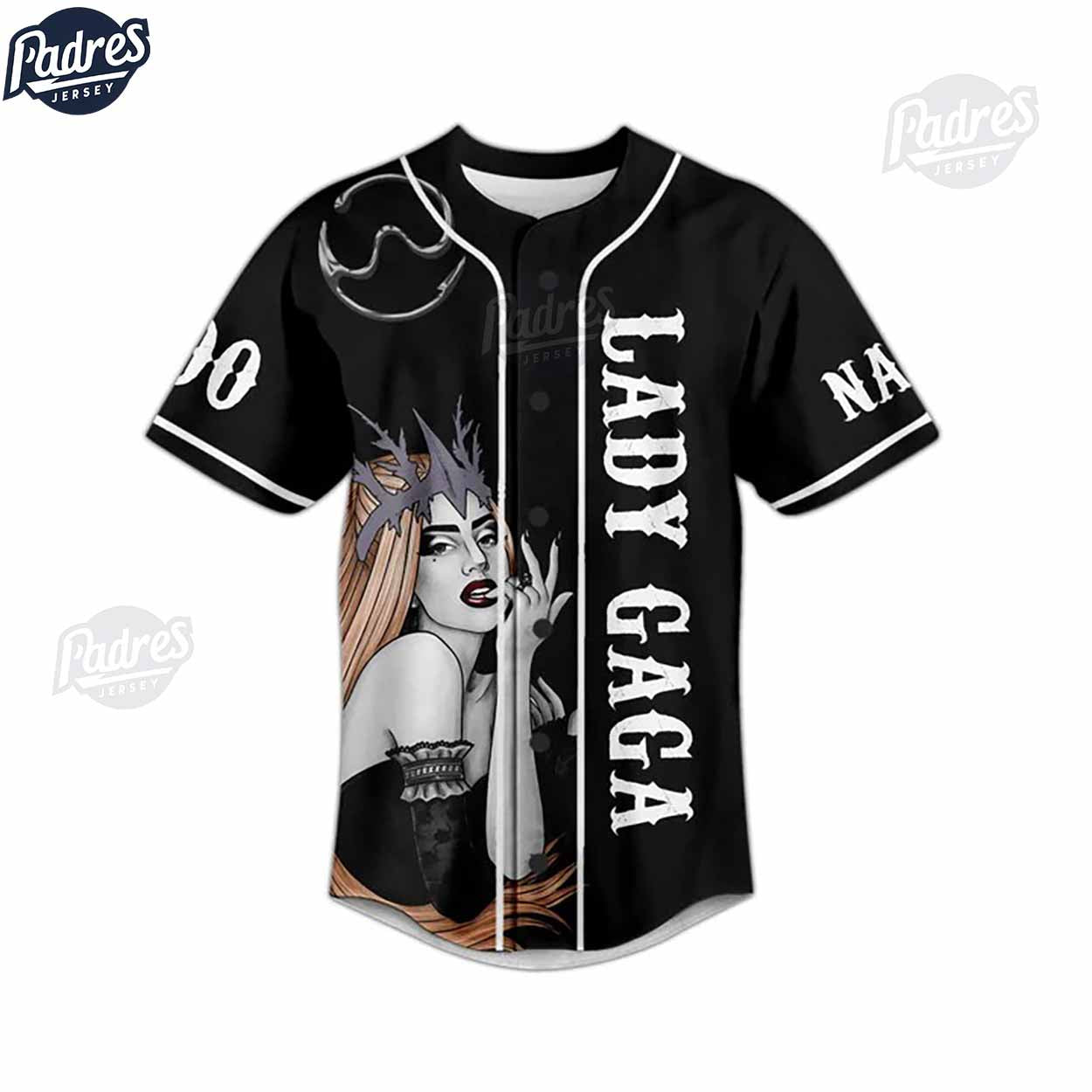 Custom Lady Gaga Baby I Was Born This Way Baseball Jersey - Padres Jersey Oasis: Elevate Your Baseball Style Game