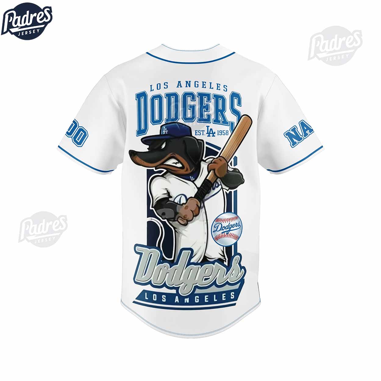 Custom MLB Los Angeles Dodgers Baseball Jersey Style - Padres Jersey Oasis: Elevate Your Baseball Style Game
