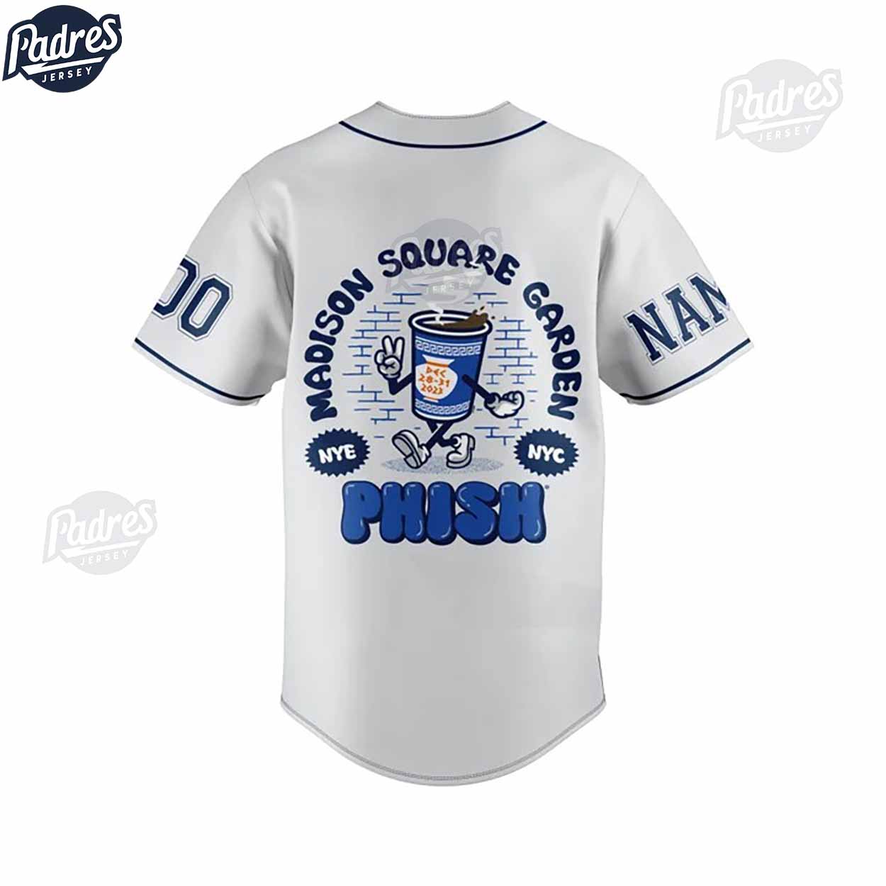 Custom Phish Madison Square Garden Baseball Jersey - Padres Jersey Oasis: Elevate Your Baseball Style Game