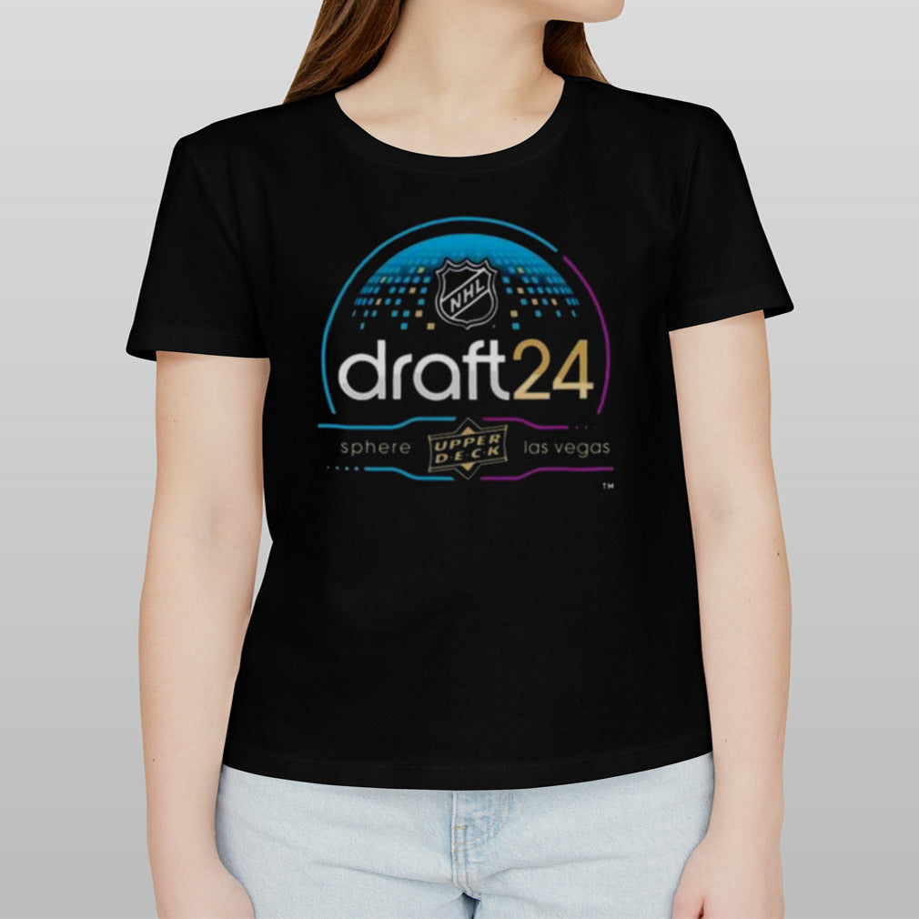 Design Logo 2024 NHL Draft UPPER DECK At The Sphere In Las Vegas Unisex T Shirt