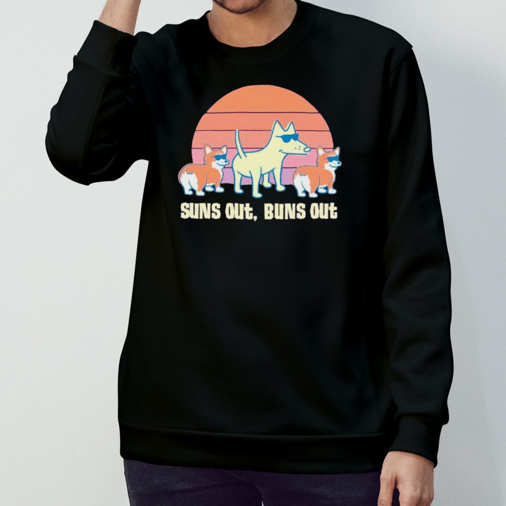 Dog suns out buns out vintage shirt