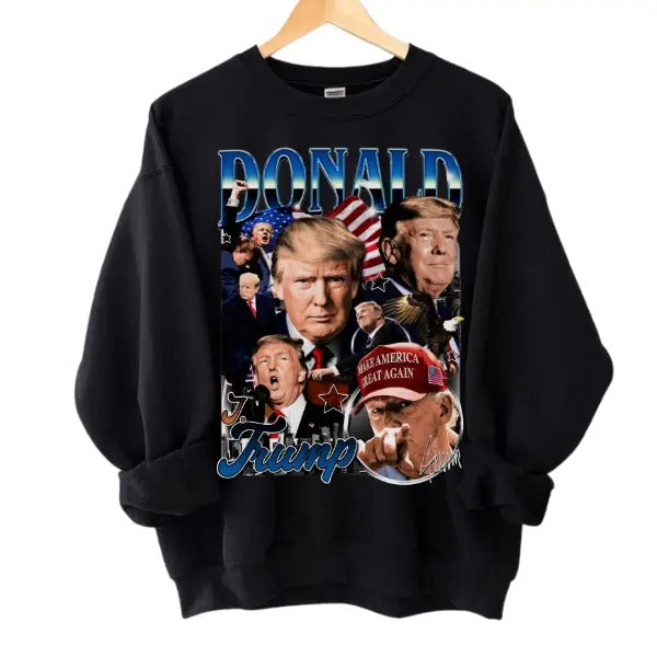 Donald Trump 2024 90s Vintage Bootleg Style Sweatshirt