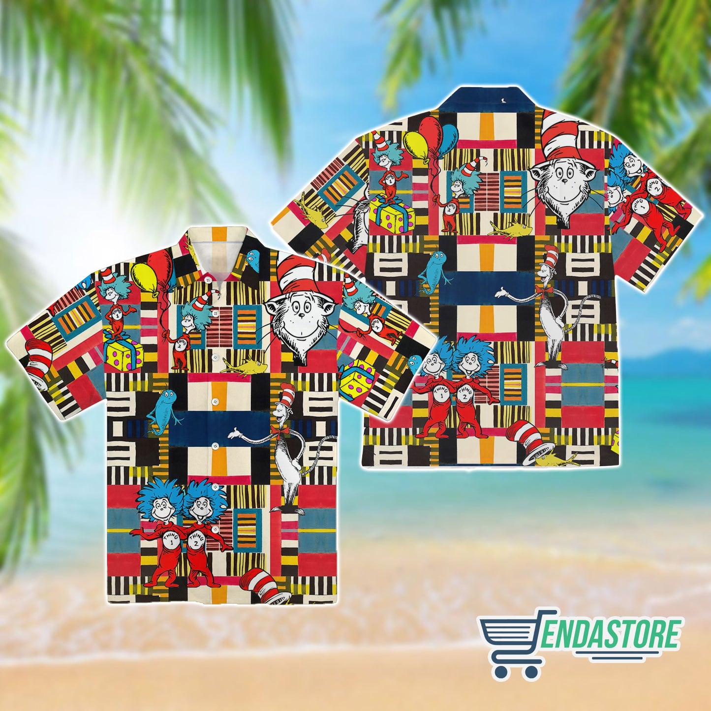 Dr Seuss Hawaiian Shirt