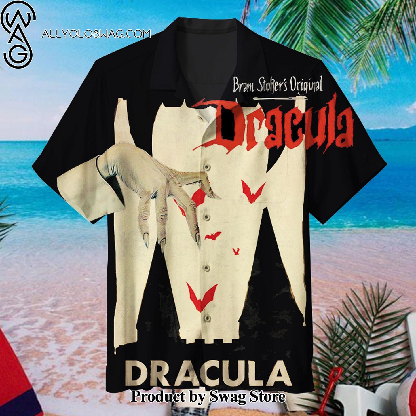 Dracula Humorous Classic Hawaiian Shirt