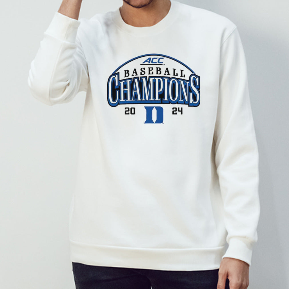 Duke Baseball 2024 ACC Conference Tournament Champions Curveball Break shirt