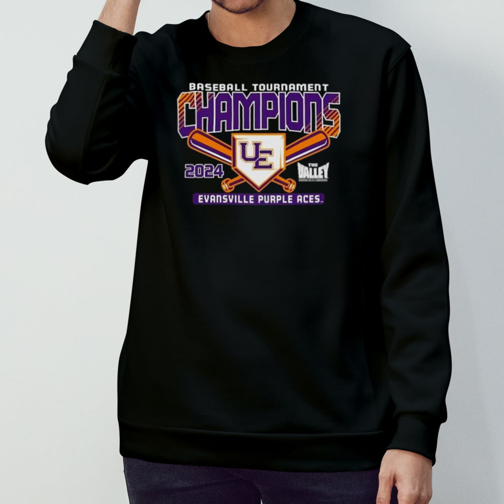 Evansville Aces 2024 MV Baseball Conf Tourney Champions T-shirt