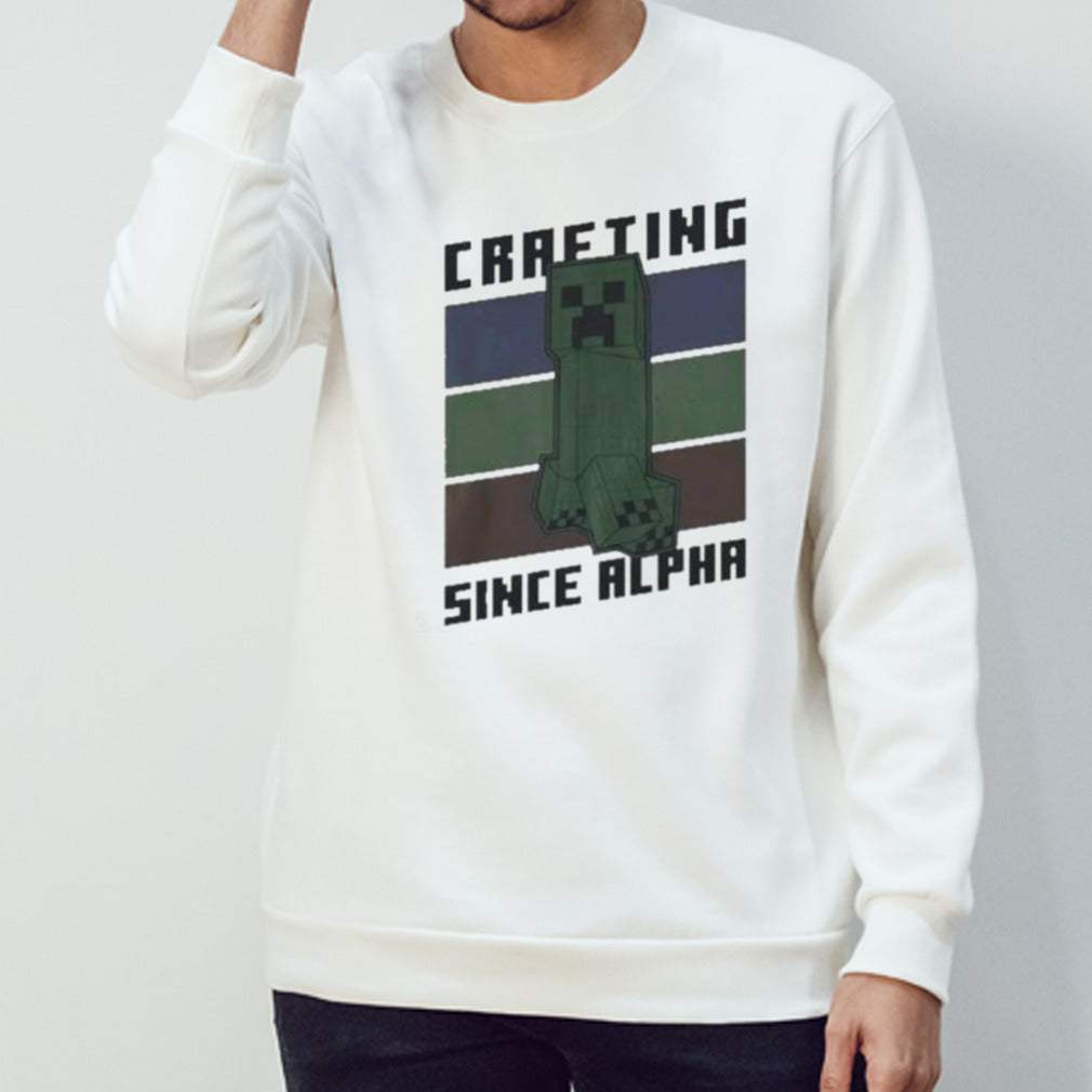 Funny Minecraft Crafting Since Alpha Shirt