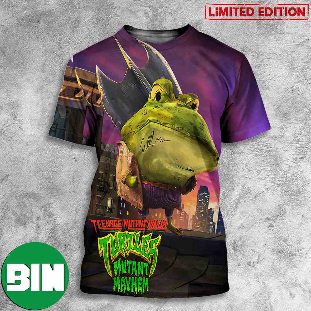 Genghis Frog Teenage Mutant Ninja Turtles Mutant Mayhem TMNT Movie T-Shirts