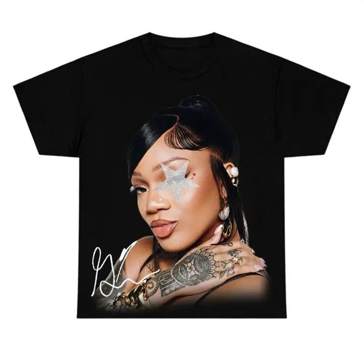 Glorilla Vintage Style 90's Bootleg T-shirt - Retro Big Glo Girt For Fan Graphic Tee Cotton Fabric Tshirt