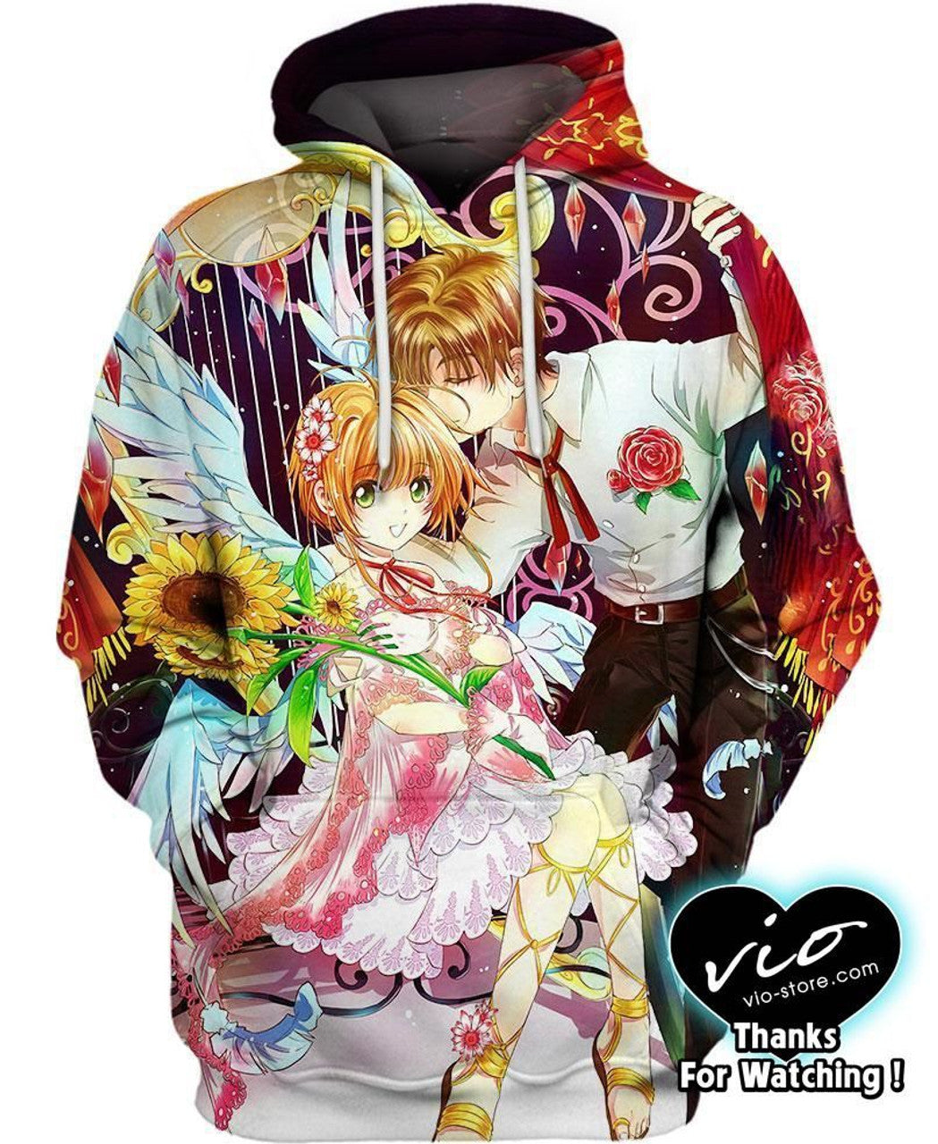 HickVibes Anime Lover Arts#160 3D Pullover Printed Over Unisex Hoodies