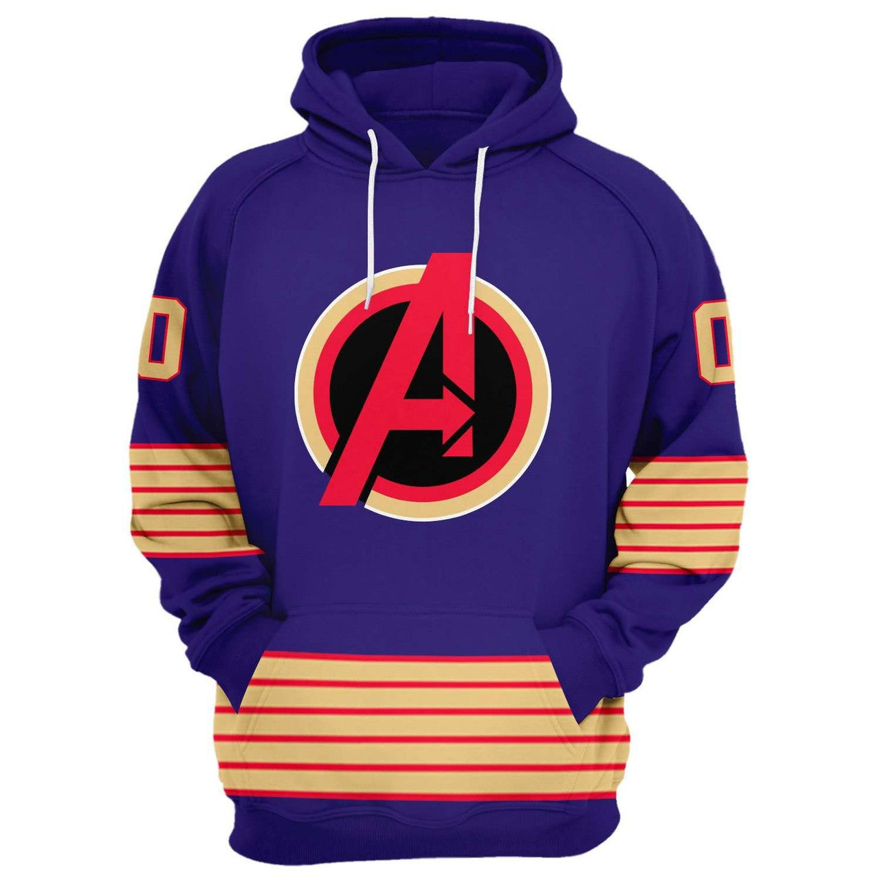 HickVibes Avengers Customize Your Name Arts#1342 3D Pullover Printed Over Unisex Hoodies