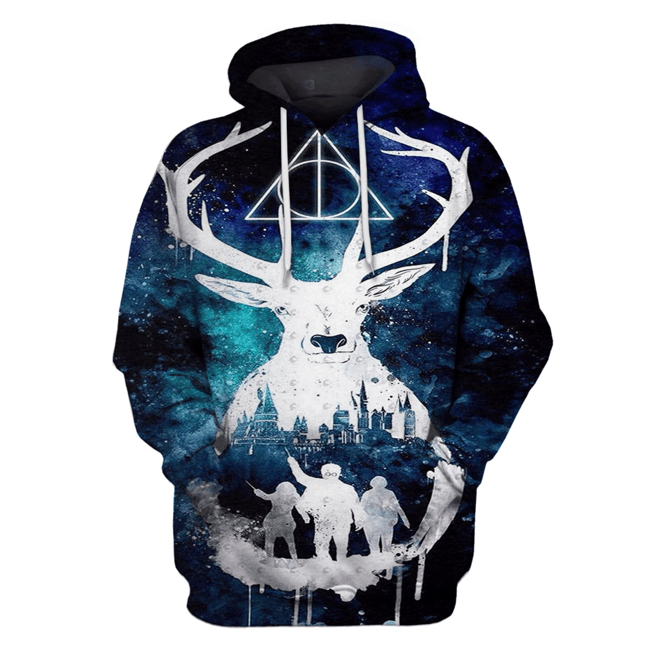 HickVibes Pull Over Harry Potter B4730 3D Pullover Printed Over Unisex Hoodies