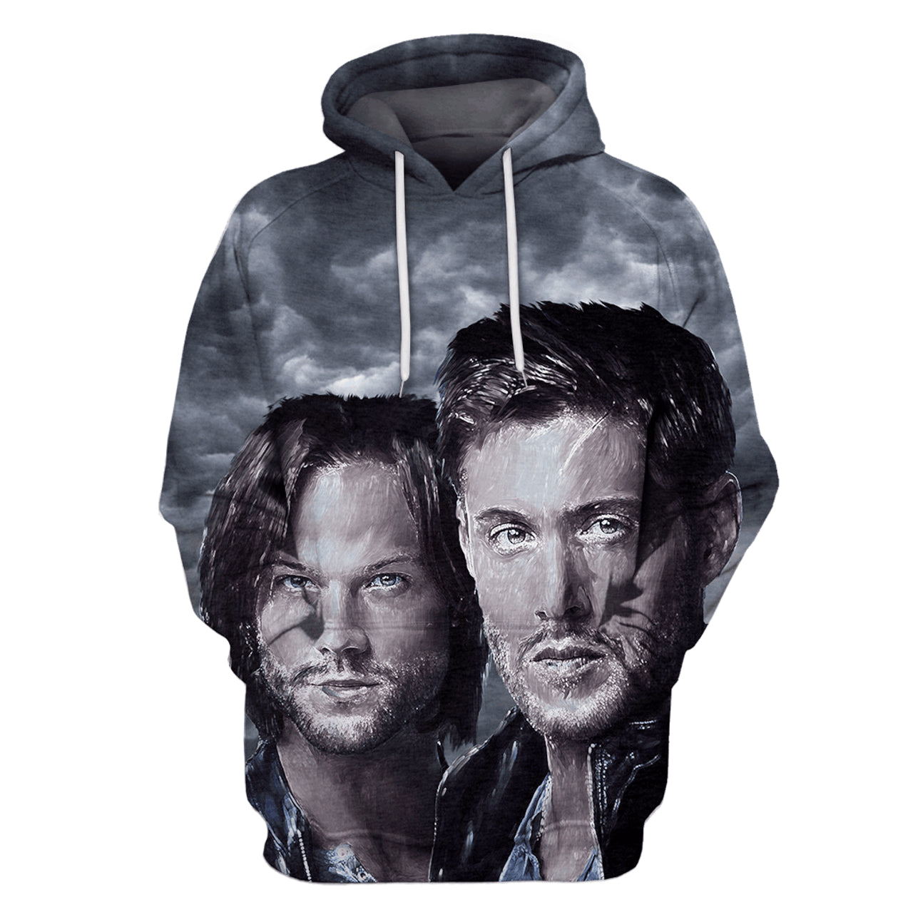 HickVibes Pull Over Supernatural B4689 3D Pullover Printed Over Unisex Hoodies