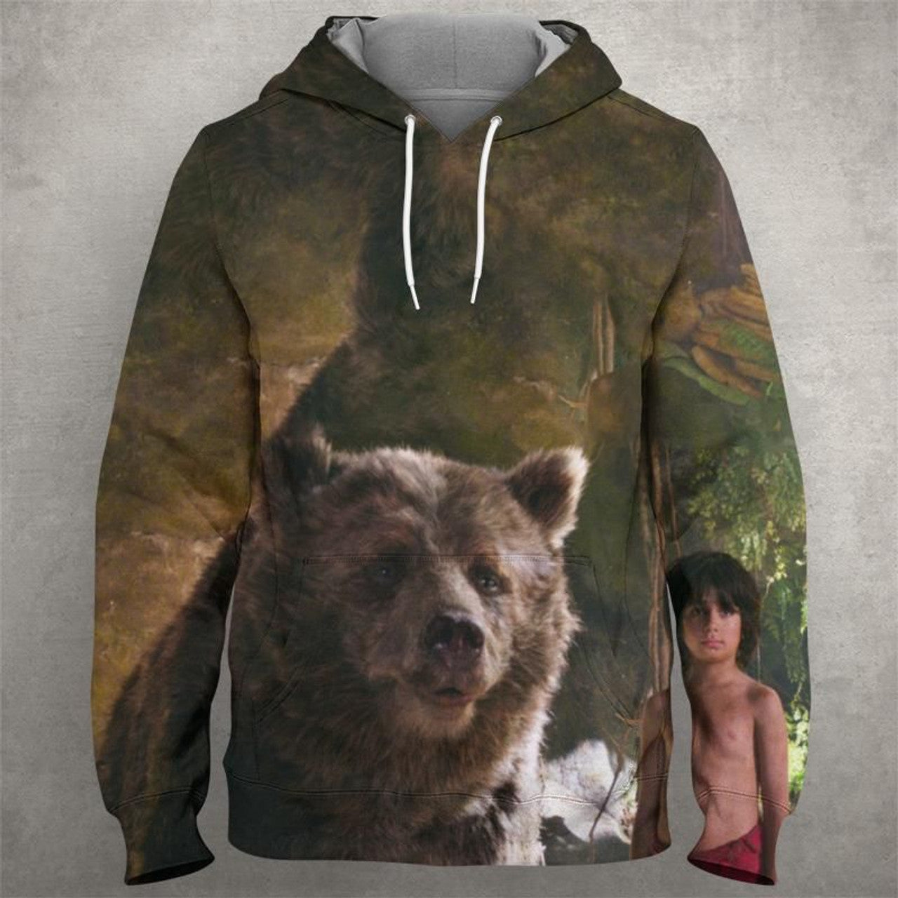 HickVibes The Jungle Book 0107 A990 3D Pullover Printed Over Unisex Hoodies