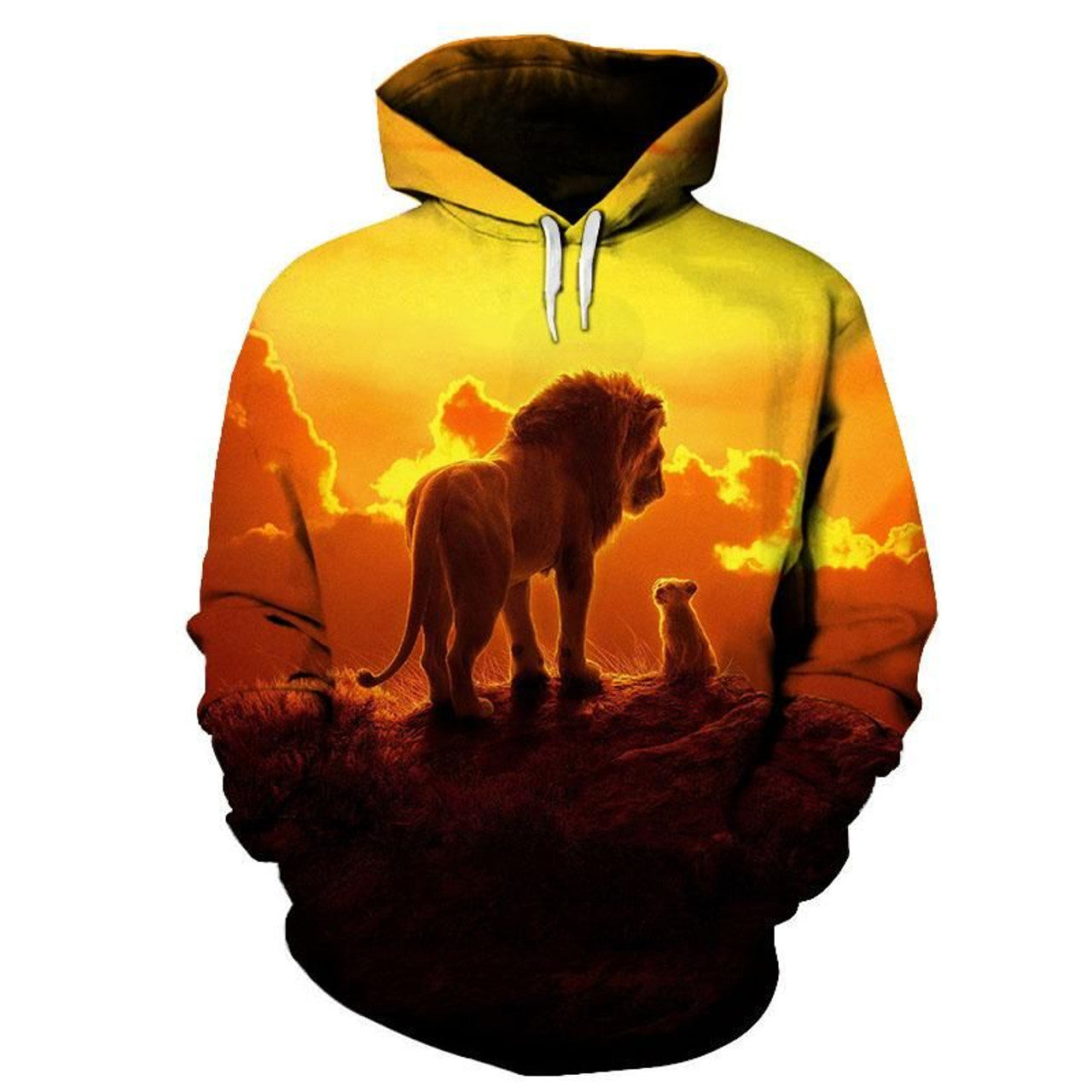HickVibes The Lion King - Some Days... A2805 3D Pullover Printed Over Unisex Hoodies