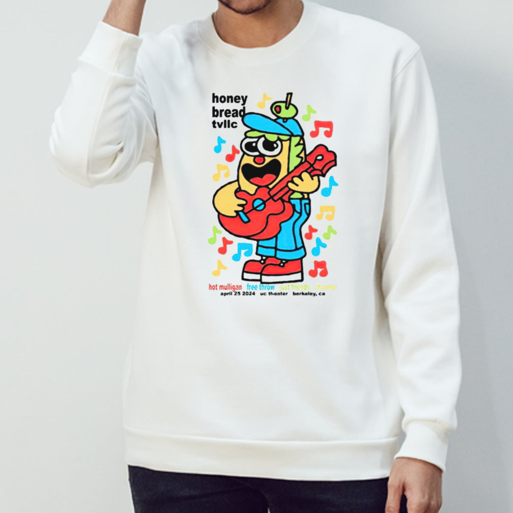 Honey bread tvllc hot mulligan free throw just friends charmer shirts