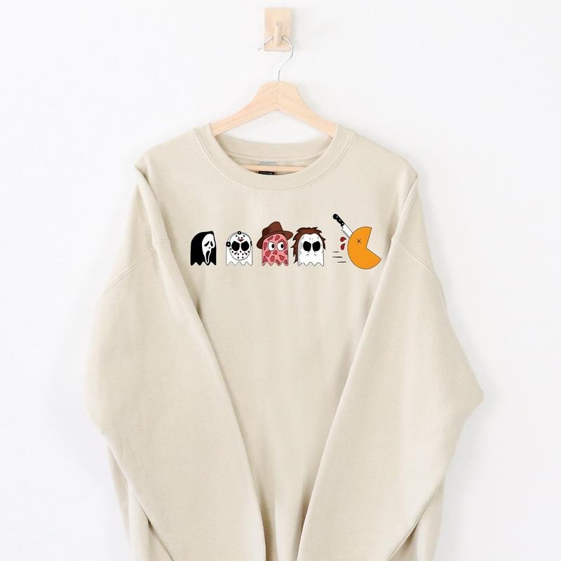 Horror Pac man Shirt, Halloween Shirt Funny, Pac Man Shirt, Horror Shirts Funny, Horror Shirt For Him, Halloween Shirt Men, Halloween Shirt