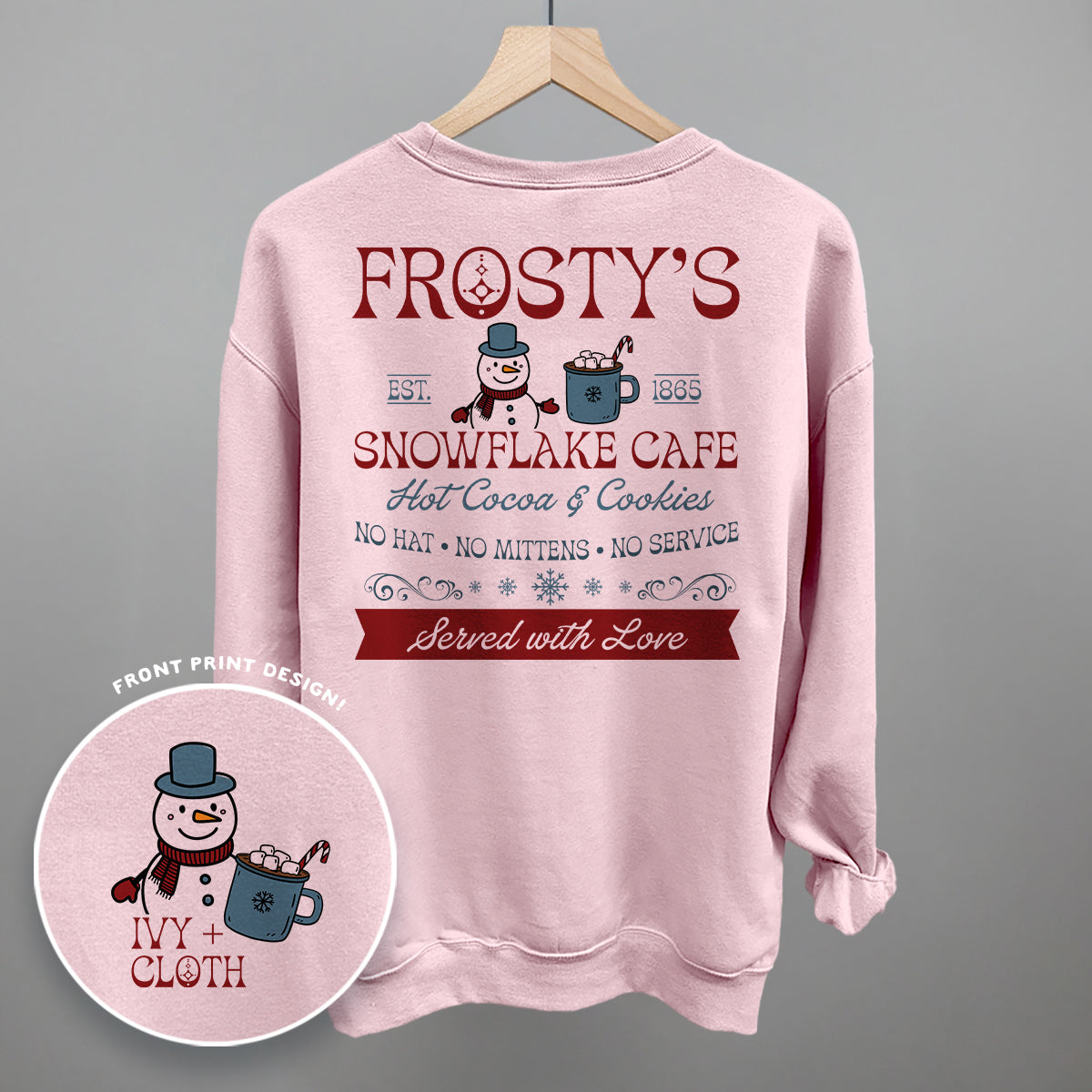 Frosty's Snowflake Cafe (Back Print))