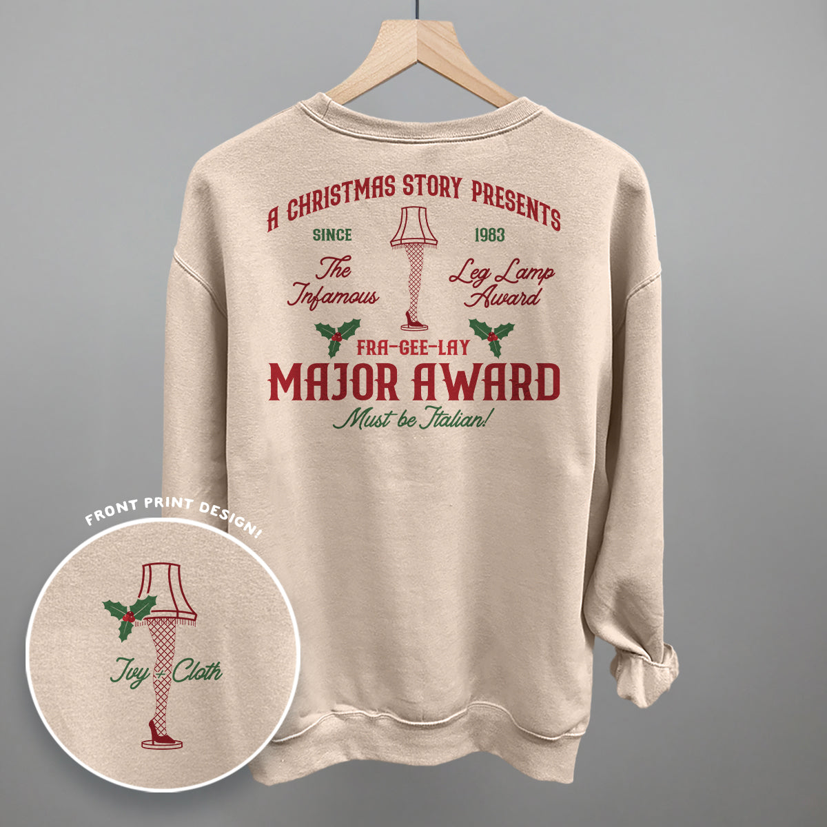 Major Award Leg Lamp (Back Print)