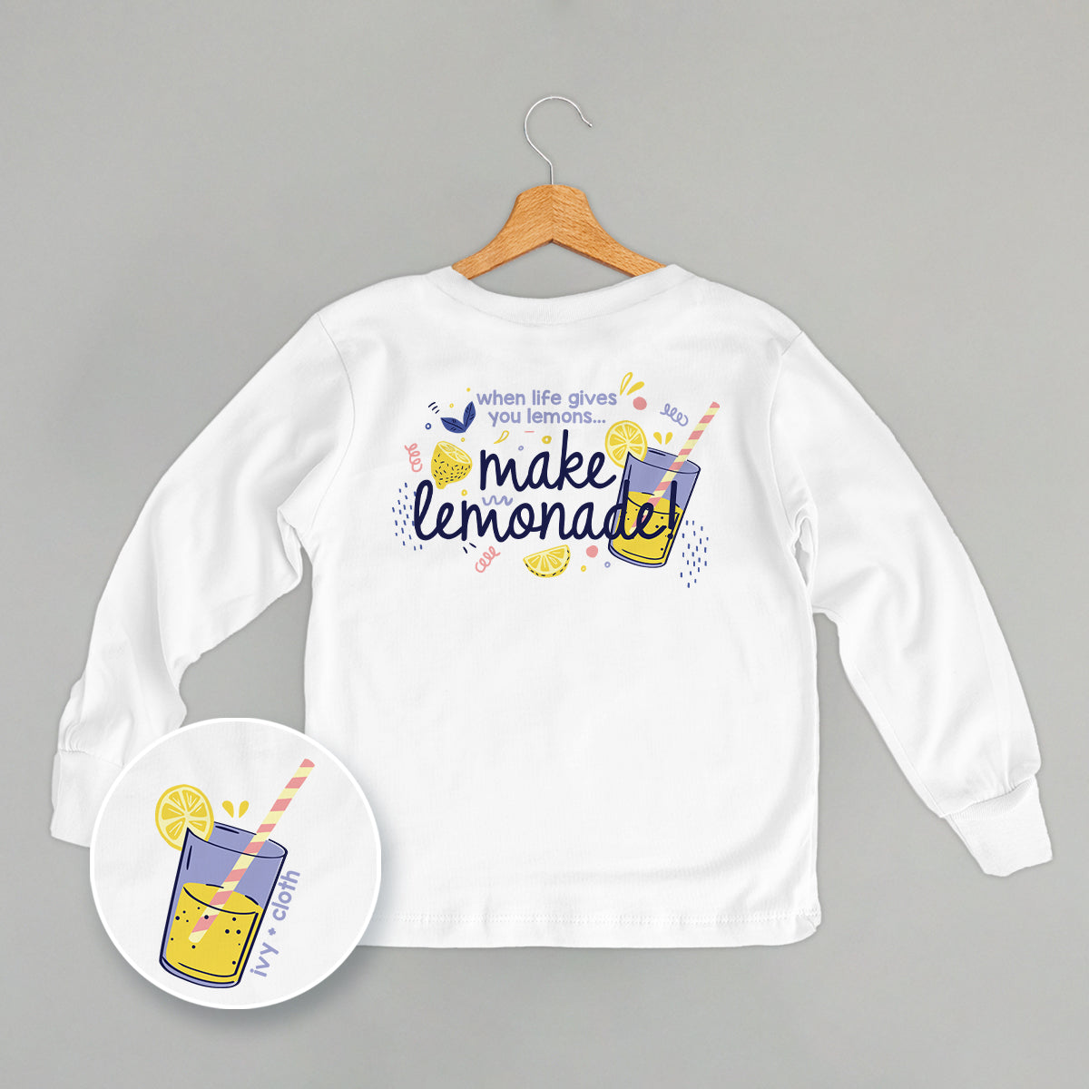 Make Lemonade Doodle (Kids Back Print)