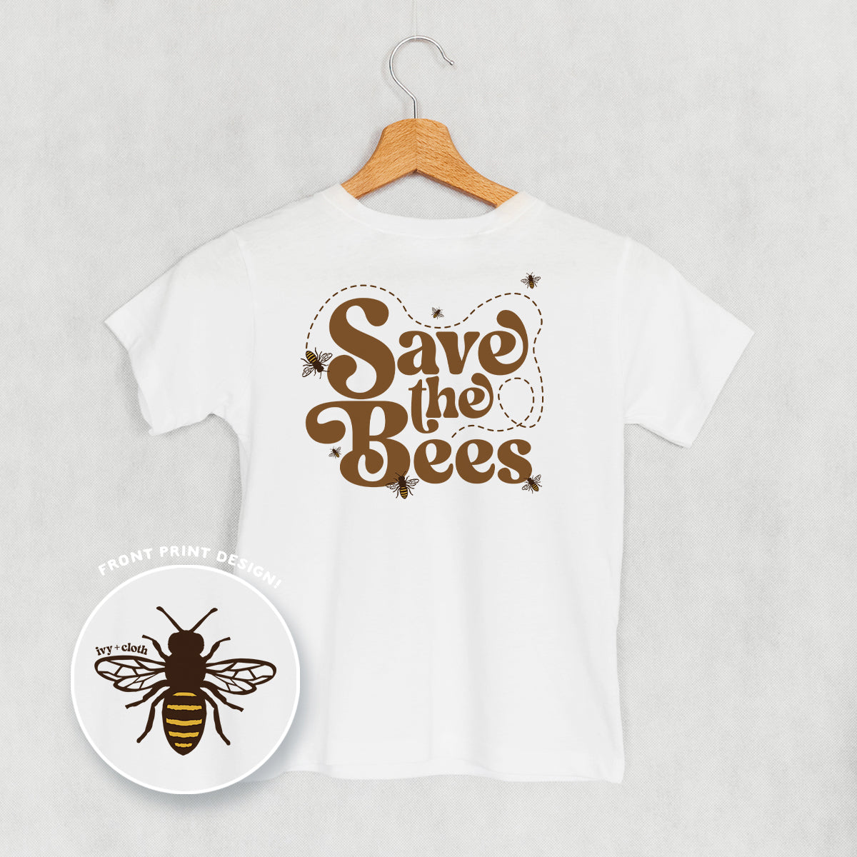Save The Bees (Kids Back Print)