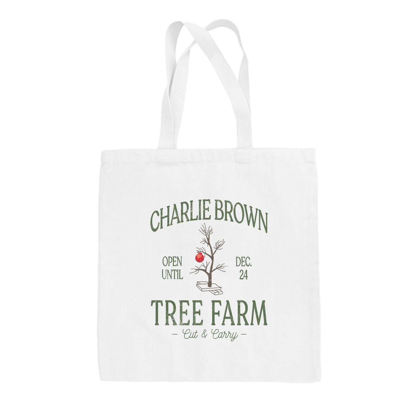 Charlie Brown Tree Farm Tote Bag