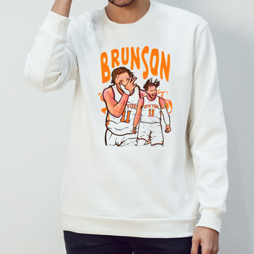 Jalen Brunson Cartoon New York Knicks Player Unisex T-Shirt