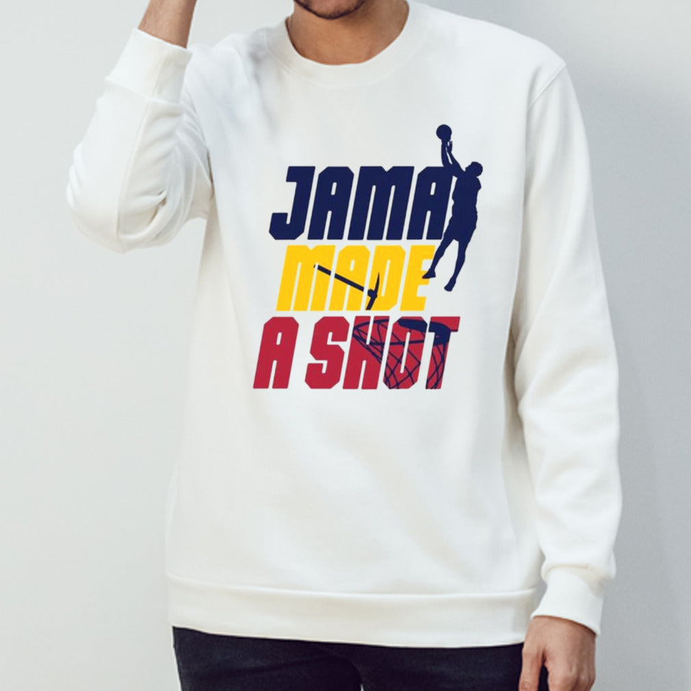 Jama made a shot Denver Nuggets basketball shirts