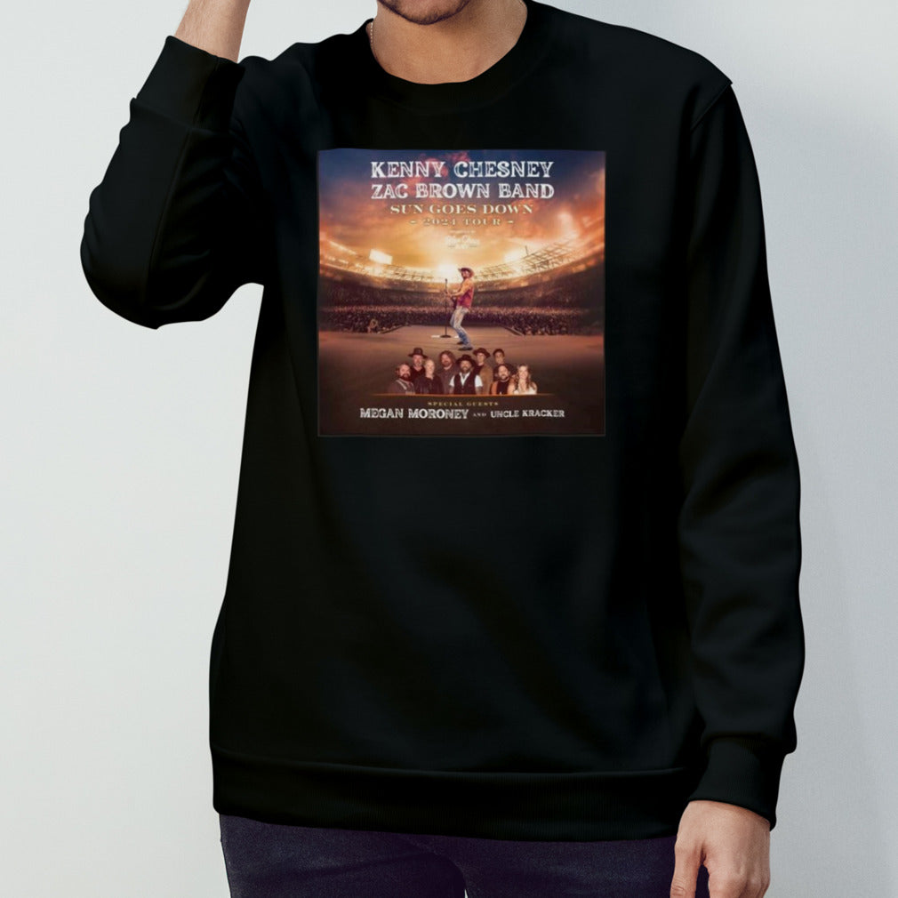 Kenny Chesney Sets New Record With Sun Goes Down 2024 Tour Poster T-Shirt