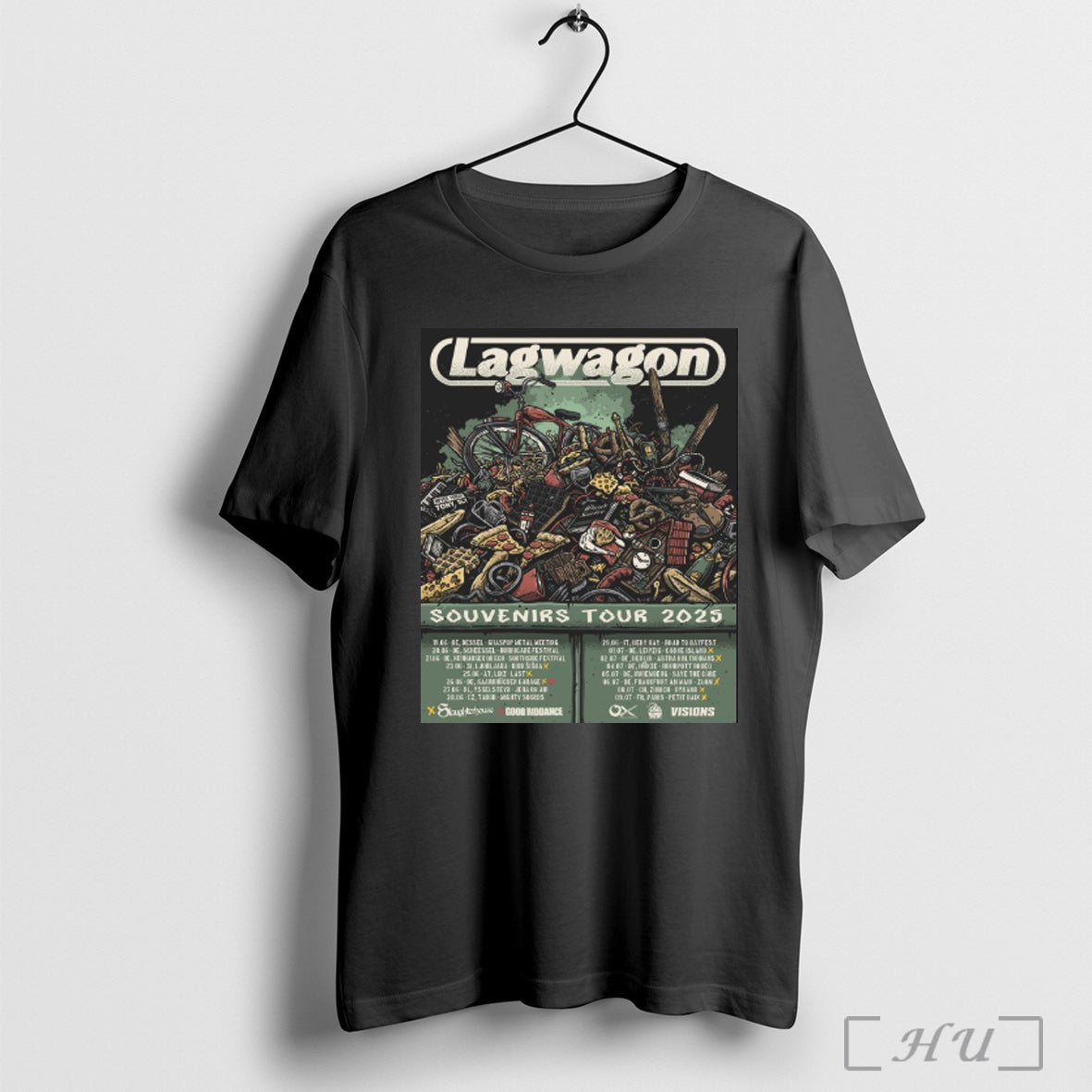 Lagwagon Souvenirs Tour 2025 Poster T Shirt Sweatshirt