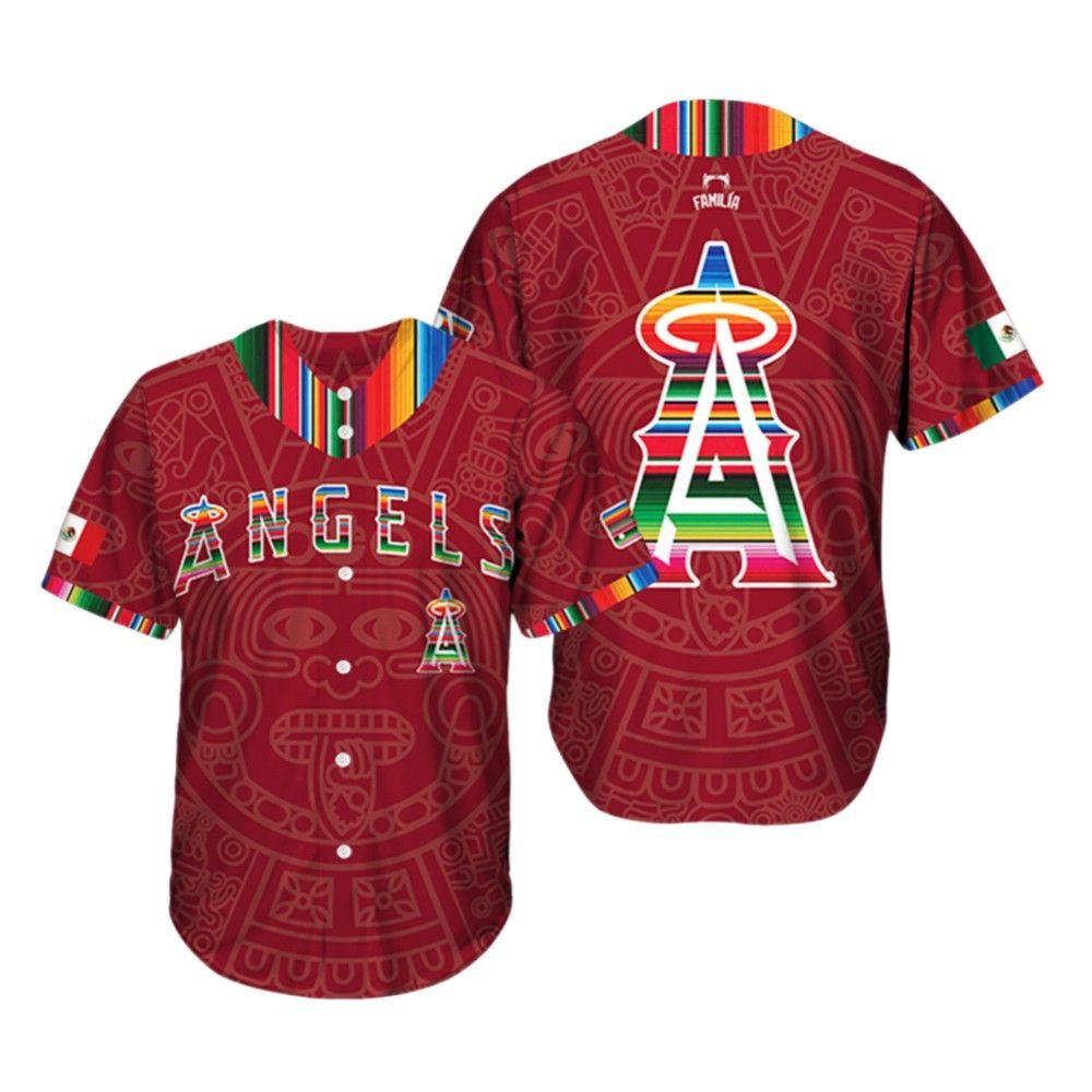 Los Angeles Angels Mexican Heritage Night Baseball Jersey 2025 - Grishko.com