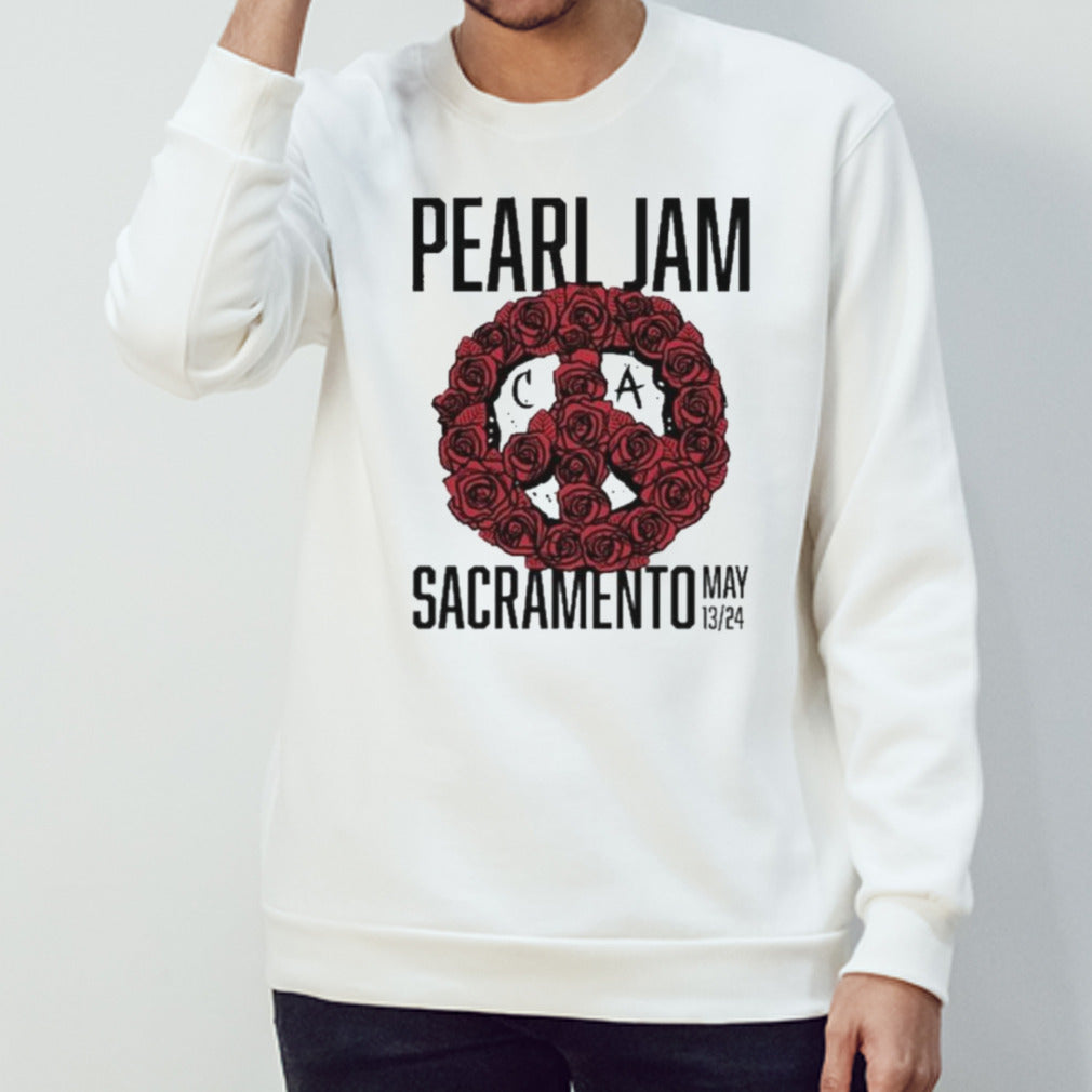 May 13 Sacramento, CA USA Pearl Jam 2024 Event Tee Shirt