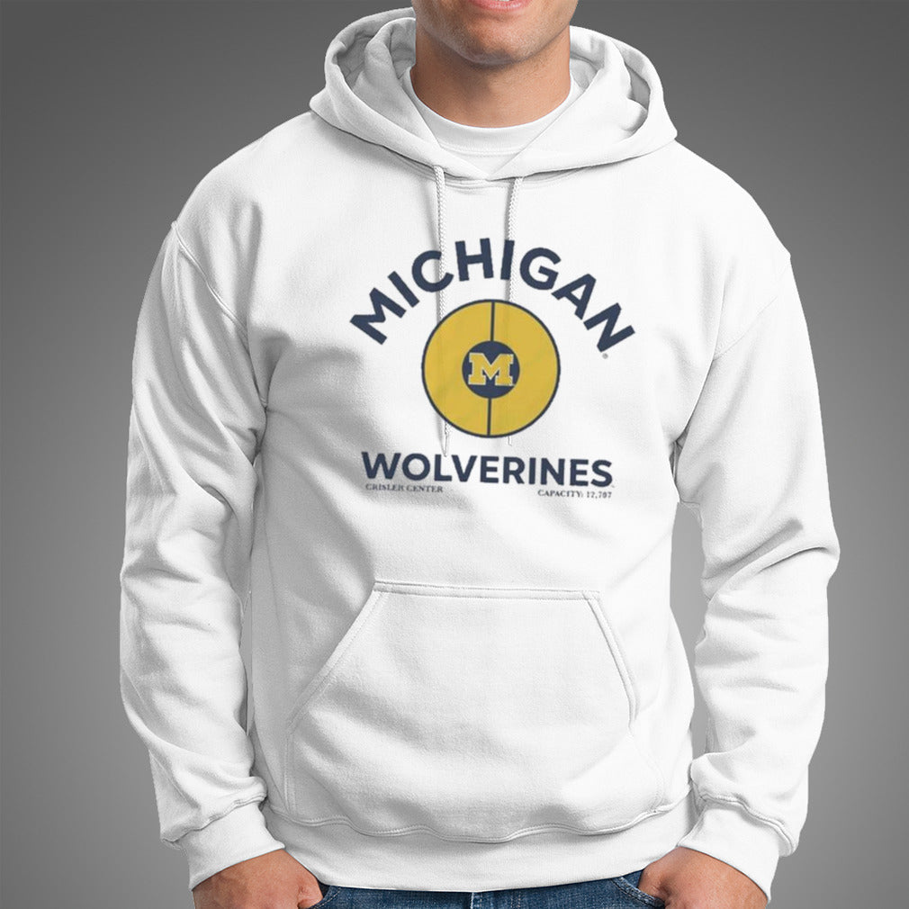 Michigan Wolverines Half Court Vintage T-shirt