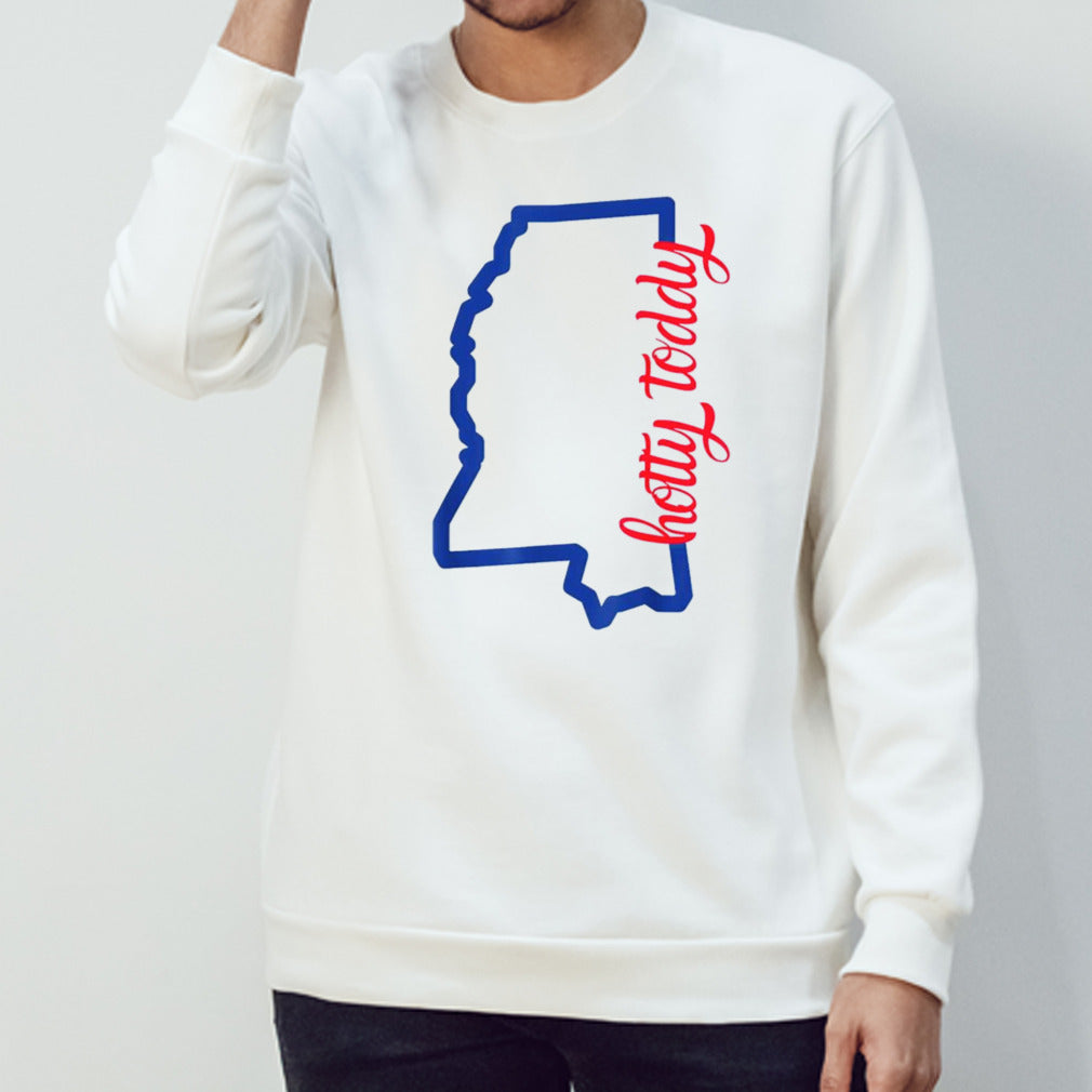 Mississippi map Hotty Toddy shirt