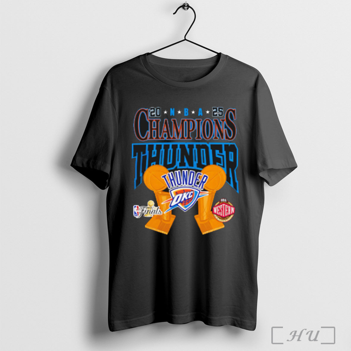 Mitchell And Ness Oklahoma City Thunder Big Champions 2025 T Shirt Sweatshirt