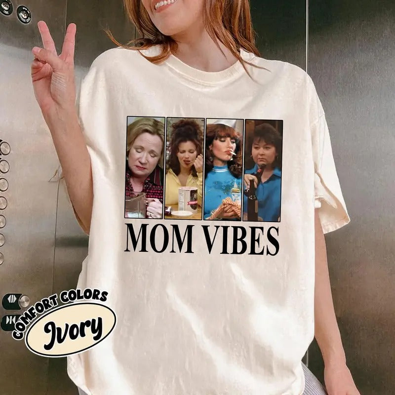 Mom Vibes T-Shirt, Cool Moms Club Sweatshirt, Best Mom Shirt, Funny Mom Life Tee Shirt, Retro Mama Tee Shirt, Gift For Cool Mom, Gift For Mother's Day