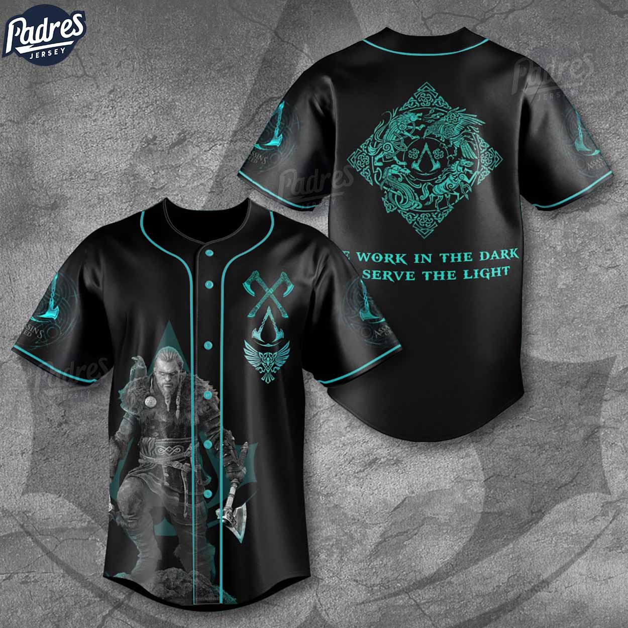 Movie Assassin's Creed Baseball Jersey Just For You - Padres Jersey Oasis: Elevate Your Baseball Style Game